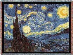 Starry Night Tapestry Throw
